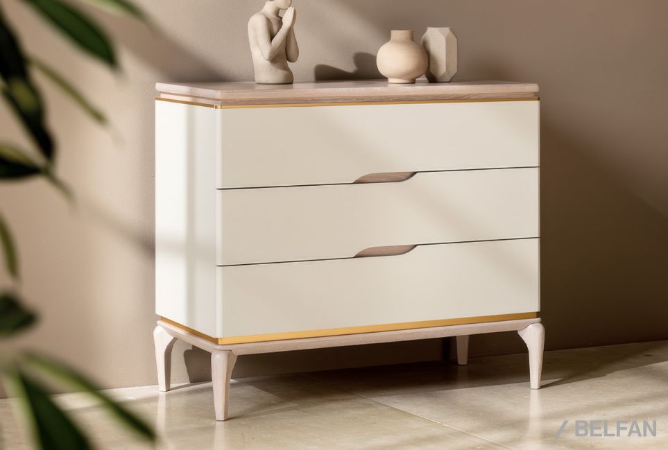 Комод "Алекса" массив и шпон дуба, МДФ 1