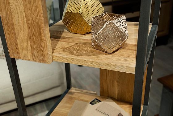 Стеллаж "Art Collection" 430 массив дуба, металл 5