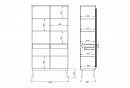 Витрина 2-х дв. "Сакраменто"; *А-016.62; марципан, орех