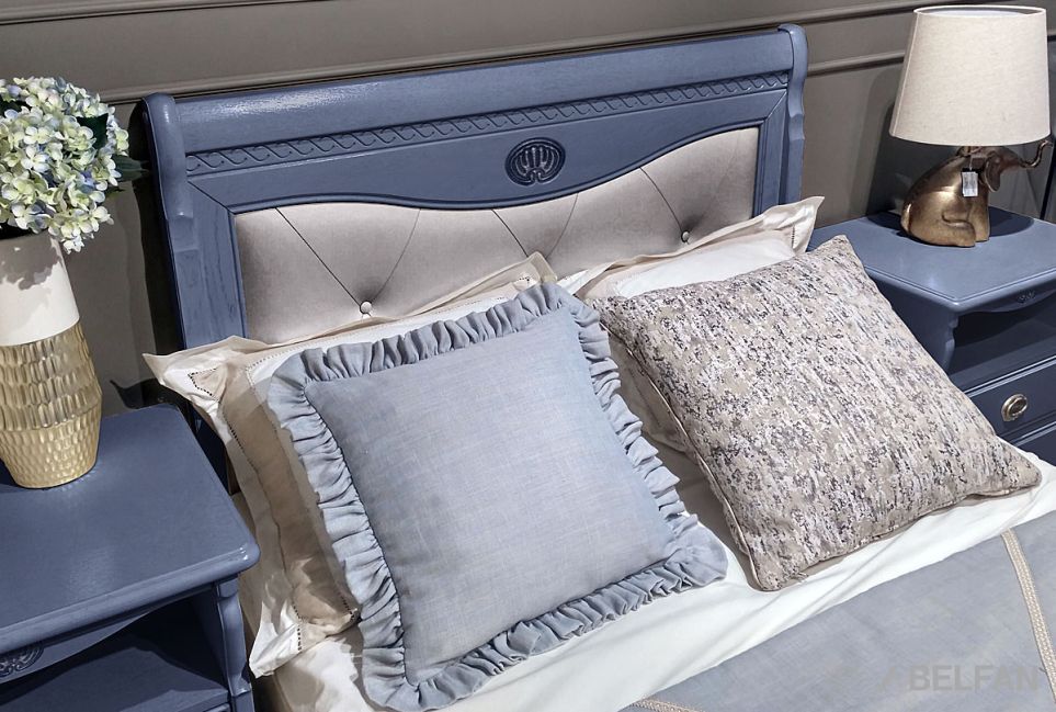 Кровать "Лика" (низкое изножье) массив и шпон дуба 2