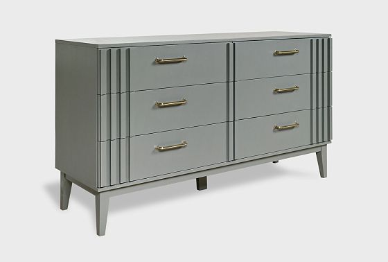 Комод "Чикаго" (6 ящиков) массив и шпон дуба 8