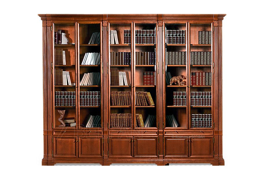 Набор мебели для библиотеки "Престиж-17.3"; ГМ 5931-11; мокко