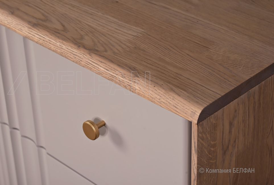 Комод "Меридиан" 3 массив дуба, МДФ 2