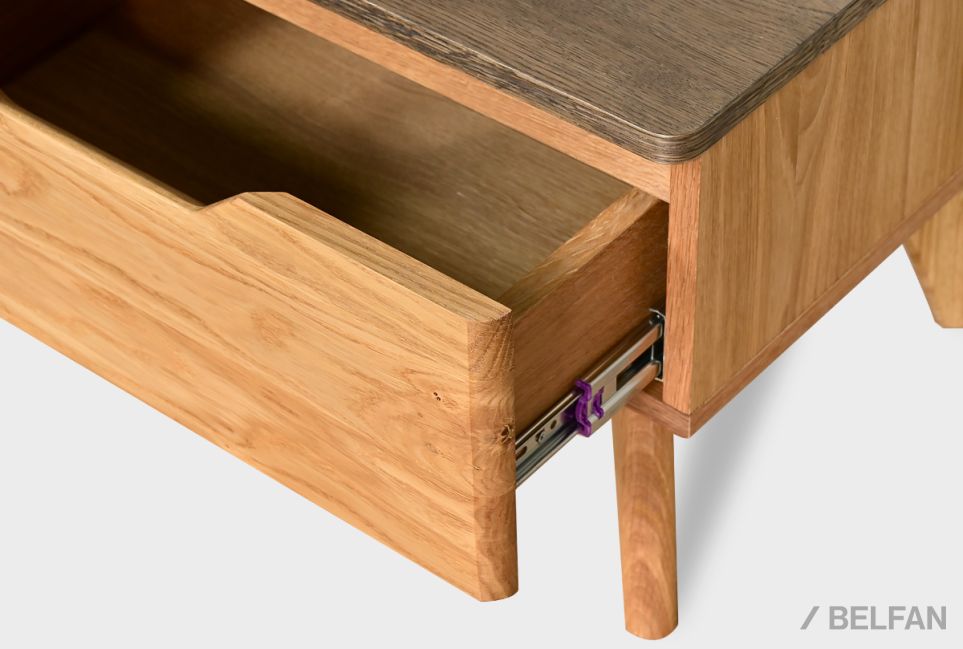 Тумба прикроватная "Elva" B-1 массив и шпон дуба 2