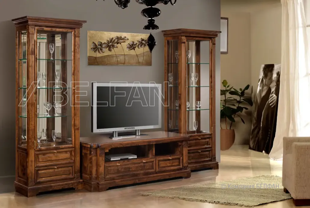 Гостиная «Престиж» #6 беловежский орех