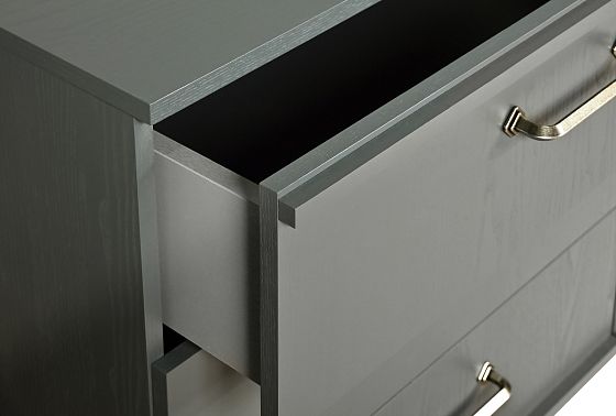 Комод "Чикаго" (3 ящика) массив и шпон дуба 11