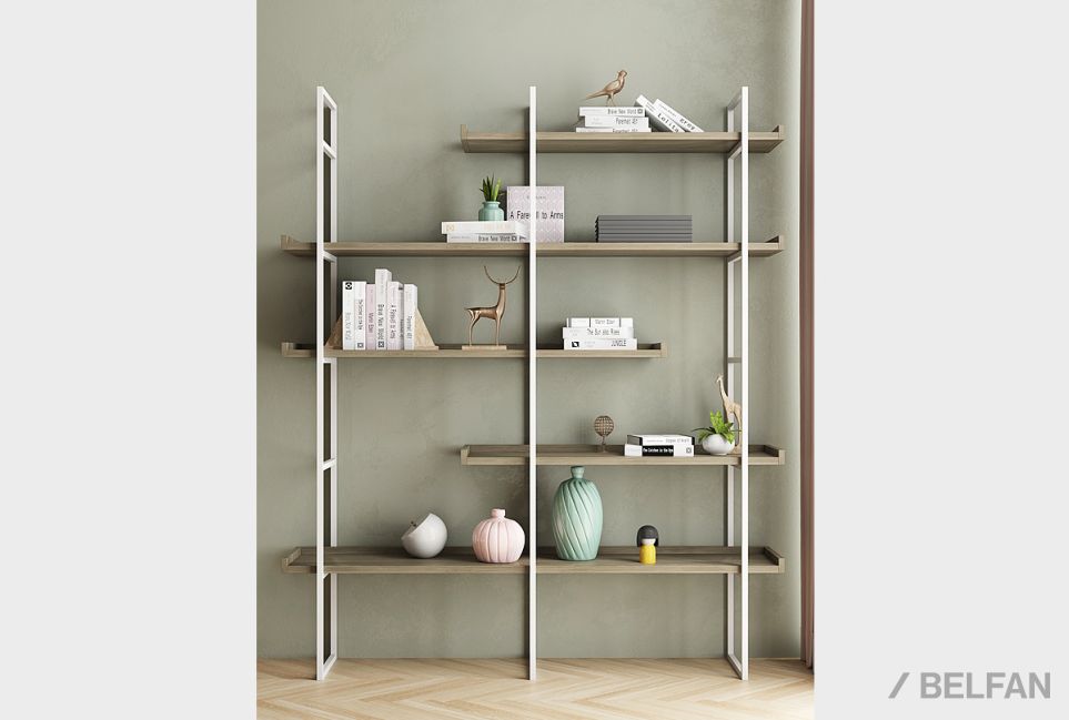 Стеллаж "Art Collection" 453 массив дуба, металл 2