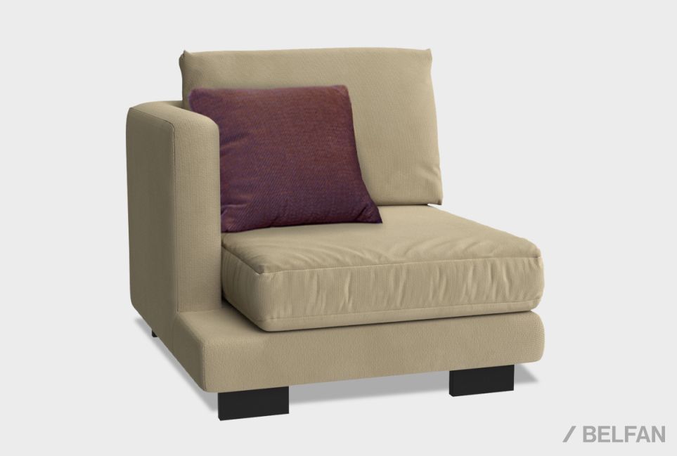 "Леформ" секция 1-но местная с подлокотником 1