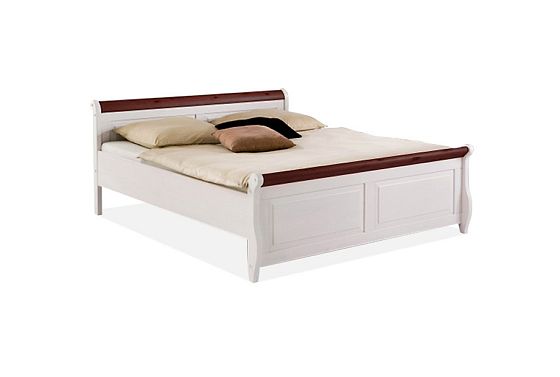 Кровать двуспальная "Мальта" 160 (без ящиков) массив сосны 2