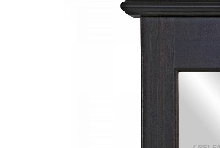 Зеркало навесное "Рауна" массив сосны 3