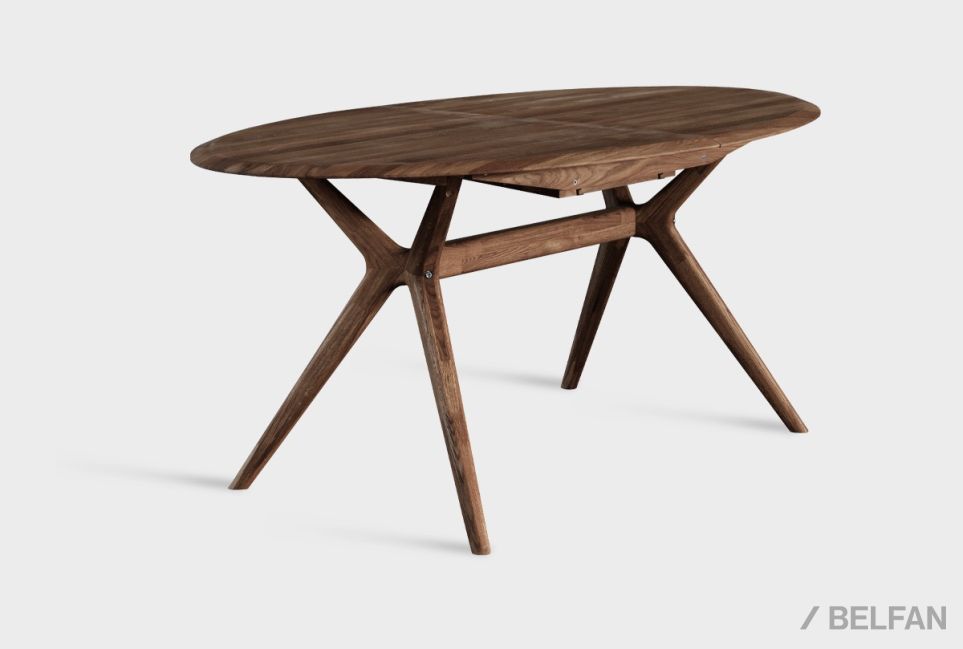 Стол обеденный "Кармен" (раскладной) массив дуба 1