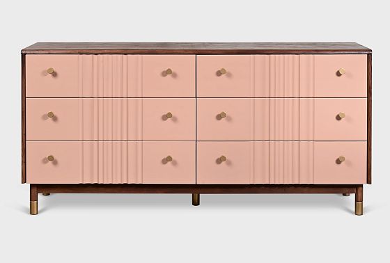 Комод "Меридиан" 6 массив дуба, МДФ 8