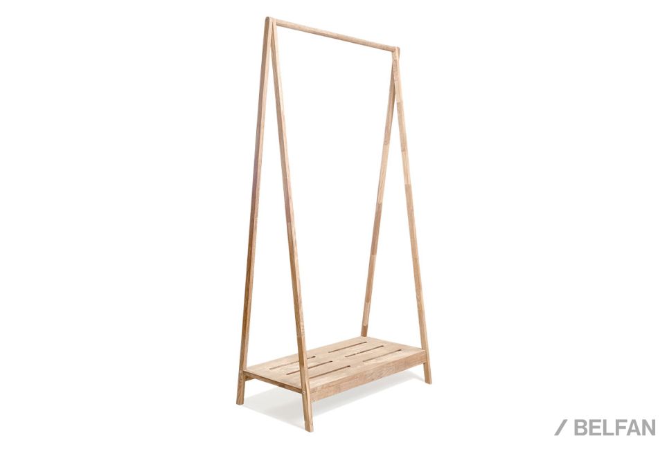 Вешалка напольная "Art Collection" (широкая) массив дуба 1