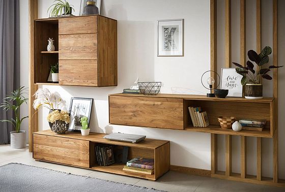 Тумба навесная "Гринвуд" 150 массив дуба 25