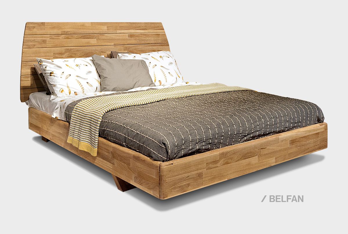 Кровать "Уоллстрит" массив дуба 1