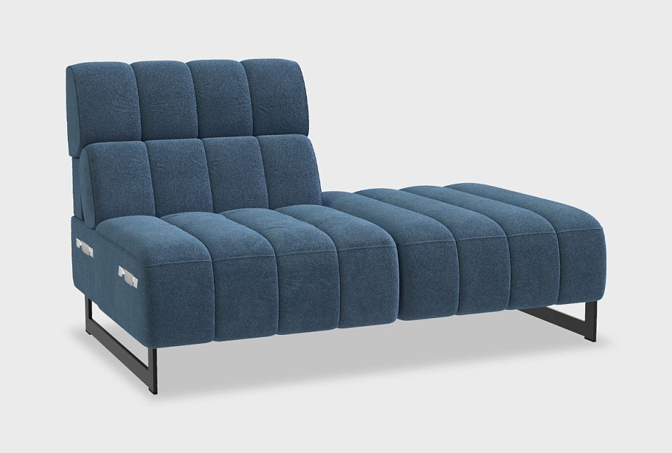 "Genesi" секция с пуфом; 6L; левая; начальная группа ткани