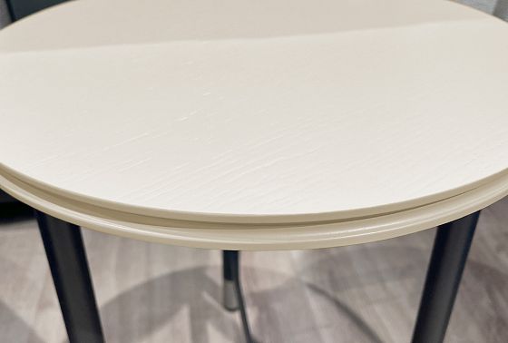 Стол журнальный "Сакраменто" (прикроватный) МДФ, шпон дуба, металл 4