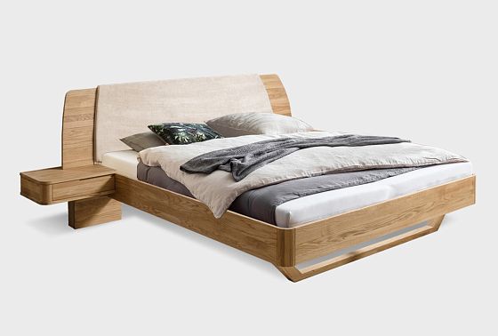 Кровать "Монблан" (с прикроватными тумбами) массив дуба 6