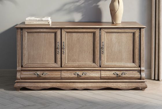 Тумба "Тэфи" 06/02 (глухие двери) массив и шпон дуба 5