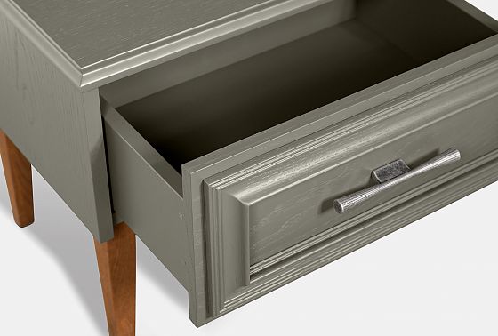 Тумба прикроватная "Сакраменто" массив и шпон дуба, МДФ 3