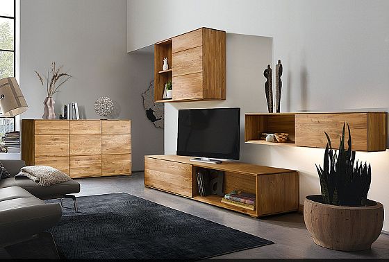 Тумба навесная "Гринвуд" 150 массив дуба 25