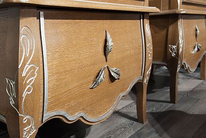 Шкаф с витриной 1-но дв. "Трио" (левый)