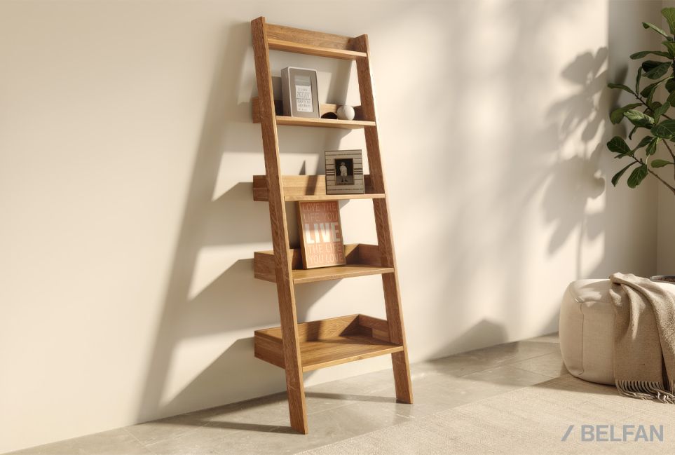 Стеллаж "Ирвинг" массив дуба 1