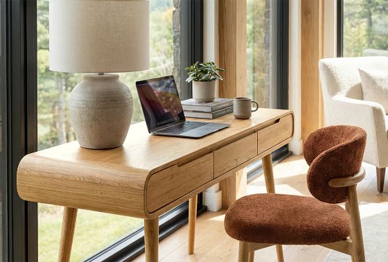 Стол письменный "Монблан" массив дуба 6