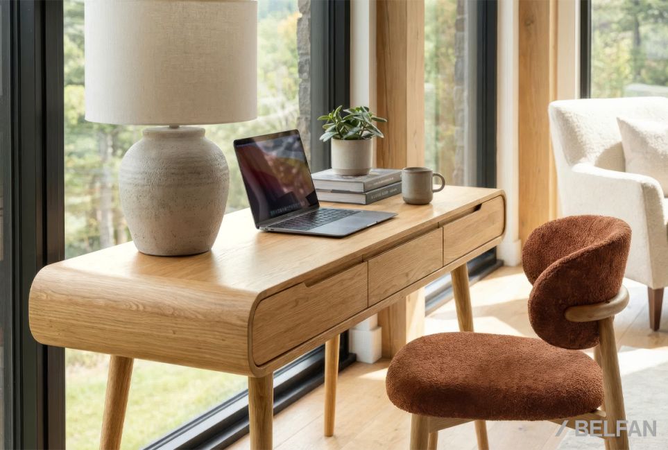 Стол письменный "Монблан" массив дуба 2