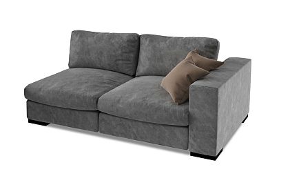 "Лофт" секция 2-х местная с подлокотником