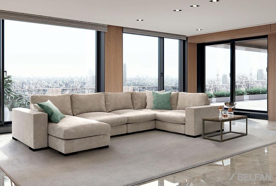 "Lofft" диван угловой с оттоманкой 1