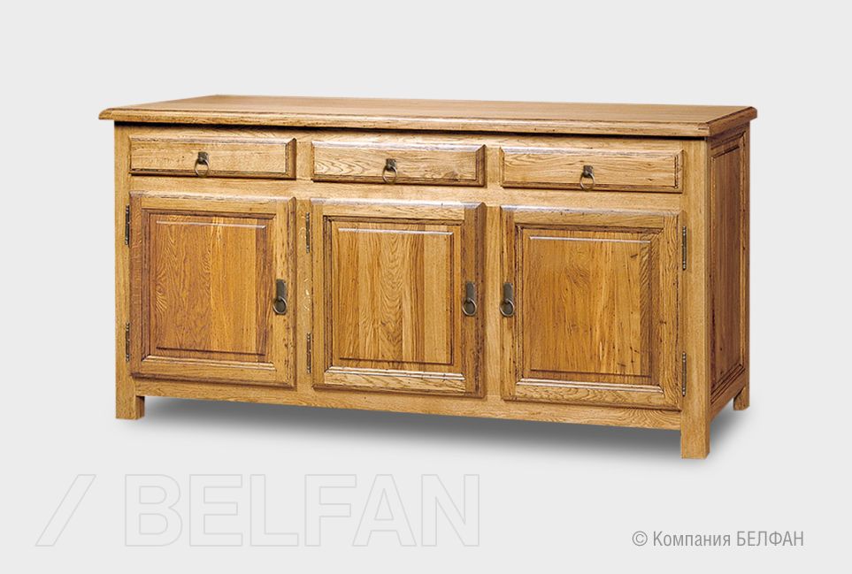Тумба трехдверная "Gordes" массив дуба 1