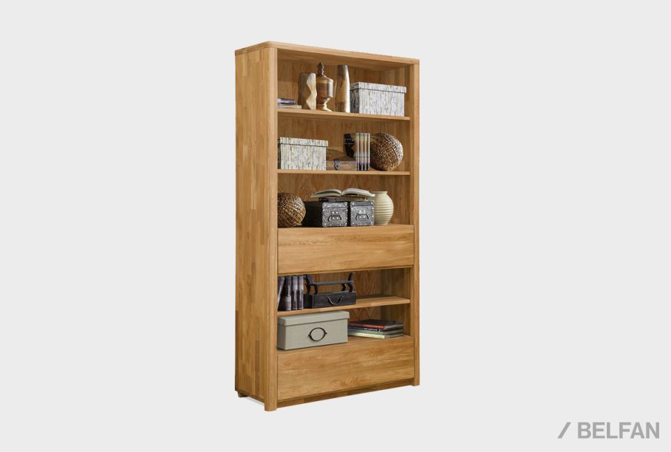 Стеллаж "Норд" (с ящиками) массив дуба 2