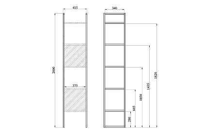 Стеллаж "Art Collection" 420