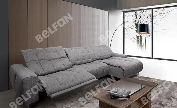 ГРЕЙ диван с оттоманкой #1