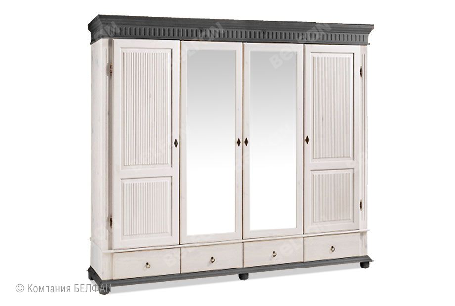 Шкаф "Хельсинки-4-SP-GT-М" массив сосны 1