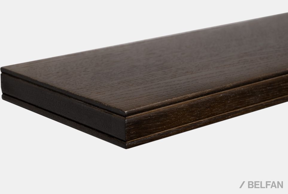 Полка навесная "Тэфи" массив и шпон дуба 2