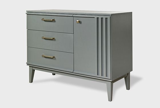 Комод "Чикаго" (3 ящика) массив и шпон дуба 11