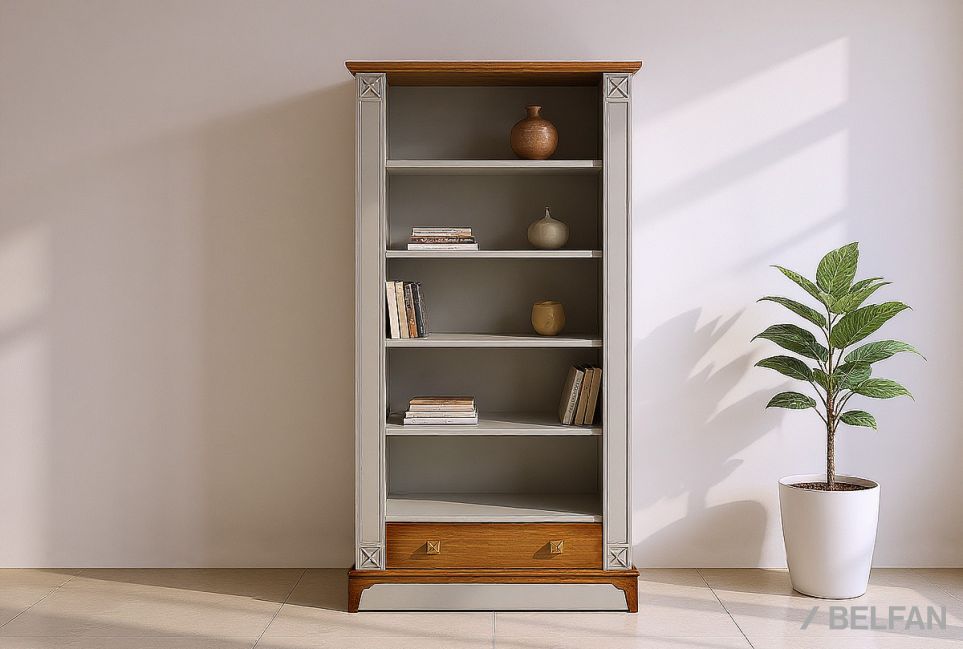 Стеллаж "Brianson" массив и шпон дуба, МДФ 1