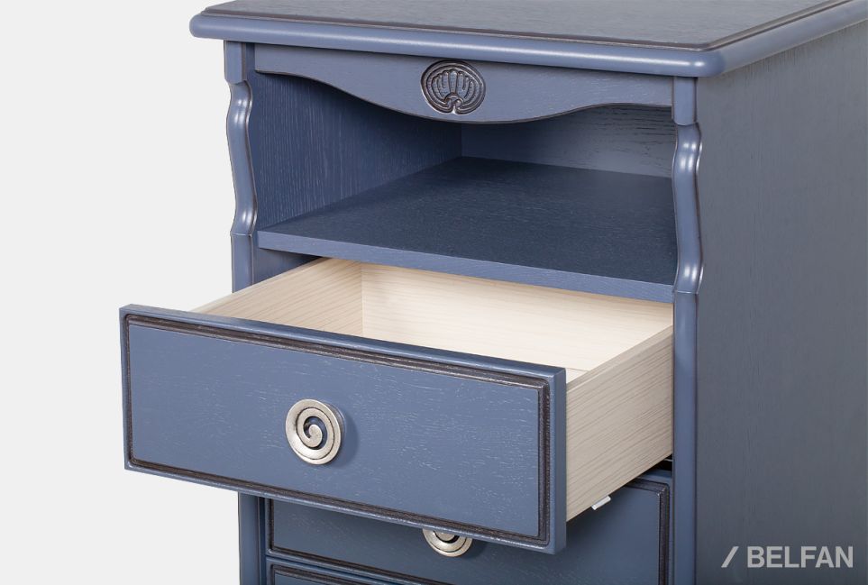 Комод высокий "Лика" массив и шпон дуба 3