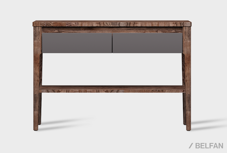 Стол-консоль "Wallstreet" массив дуба, МДФ 1