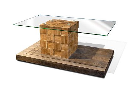 Стол журнальный "Cube Design" (стекло)