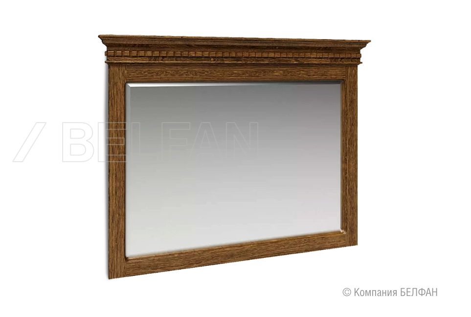Зеркало "Верди Люкс 2" массив и шпон дуба 1