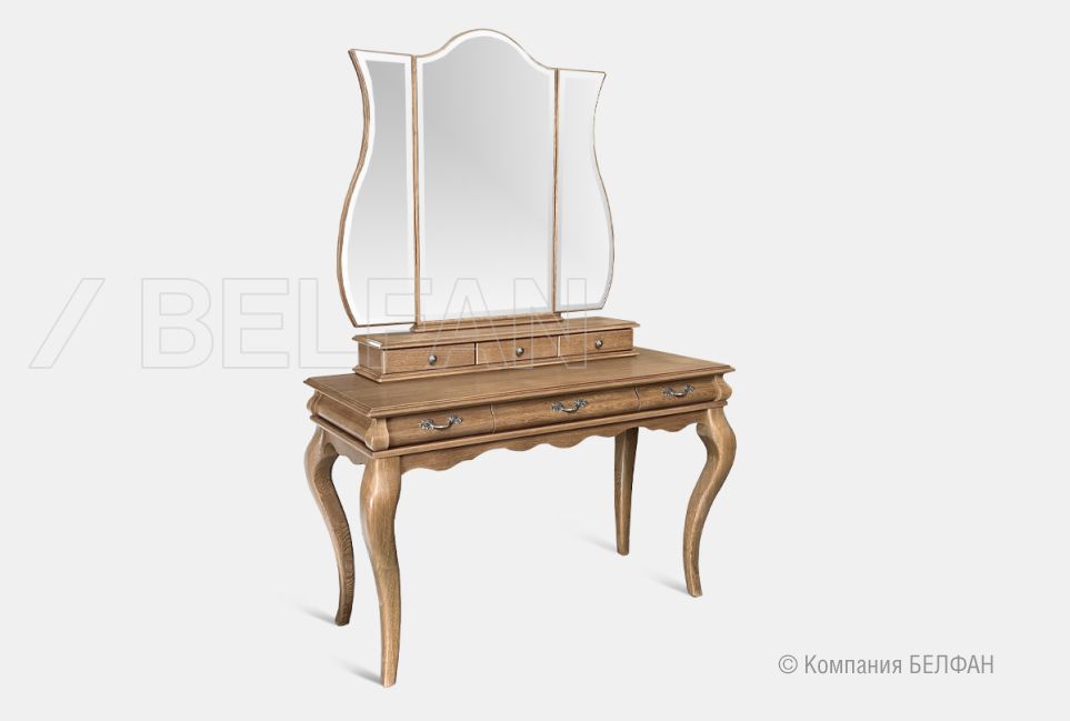 Стол туалетный "Оскар" массив и шпон дуба 1