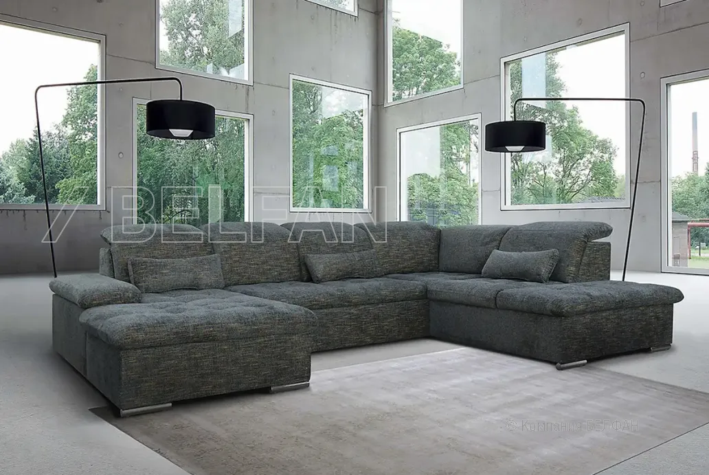 ПРЕСТОН диван П-образный #2