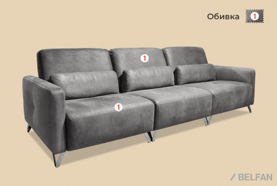 "Майк" диван угловой с оттоманкой 2