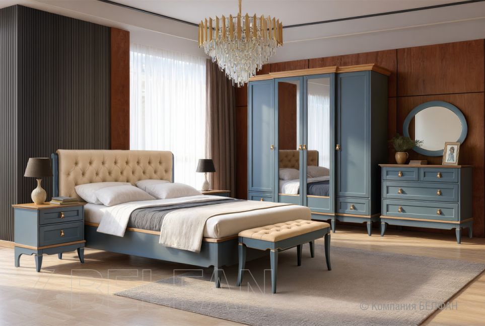 Зеркало овальное "Стюарт" массив дуба 2