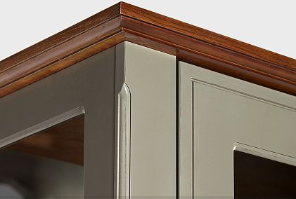 Шкаф с витриной 1-но дв. "Бриансон" (правый)