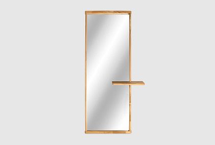 Зеркало настенное с полкой "Wallstreet" (прямоугольное)