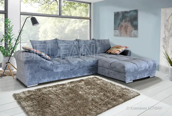 "Лаунж" диван с оттоманкой #4